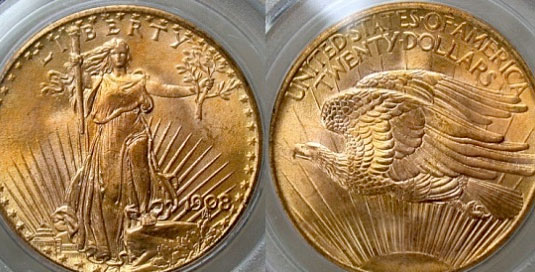 saint gaudens gold coins tax