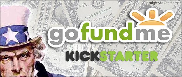 gofundme crowdfunding taxes