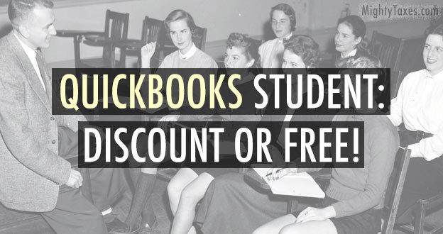 quickbooks student discount
