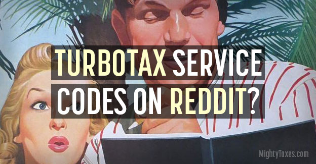 turbotax reddit service codes