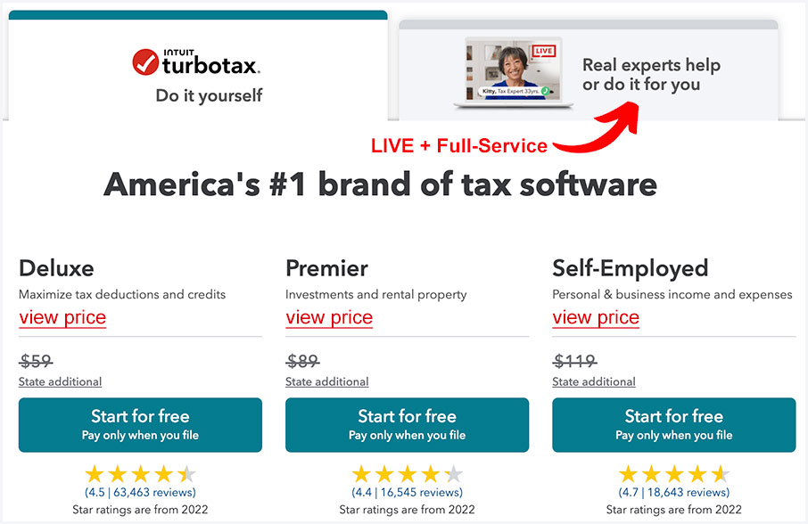 turbotax pricing for 2023